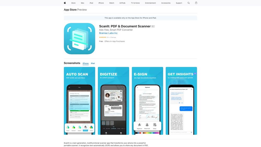 ScanIt: PDF & Document Scanner