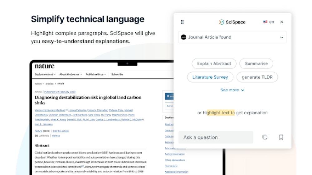 SciSpace - Chrome Extension