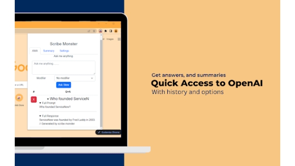 ScribeMonster - Chrome Extension