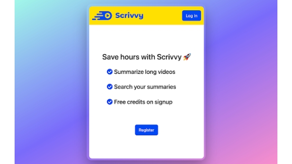 Scrivvy - Chrome Extension
