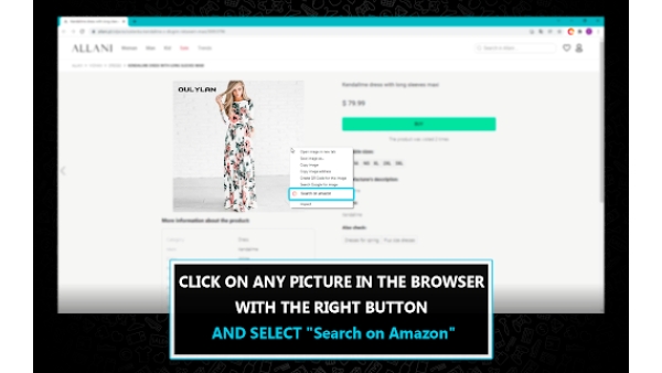 Search by image on Amazon - Chrome Extension