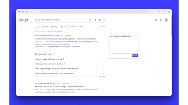 SearchWithGPT - Chrome Extension