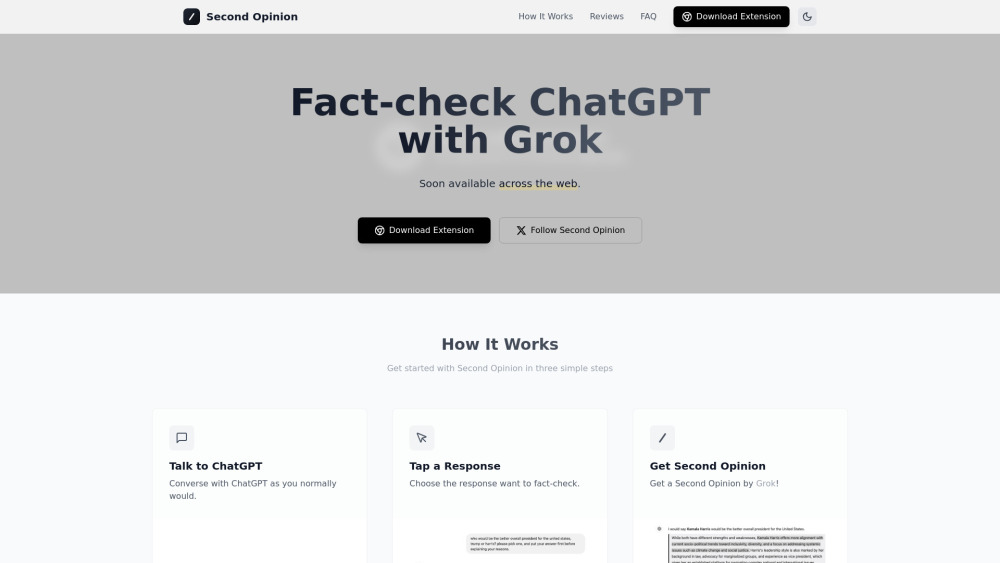 Second Opinion Extension