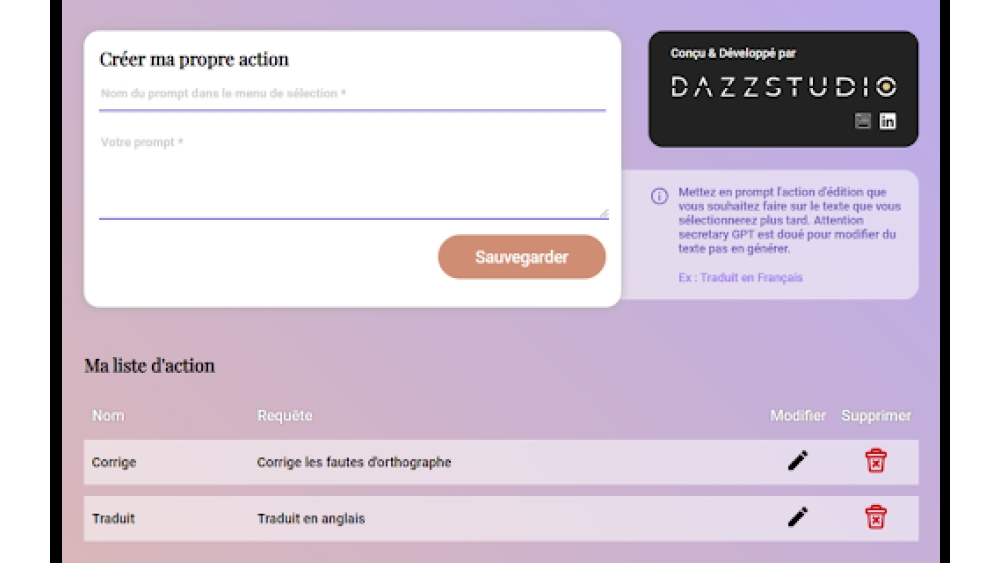 SecretaryGPT - Chrome Extension