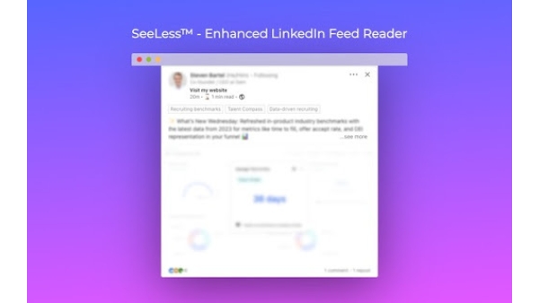 SeeLess™ - Chrome Extension