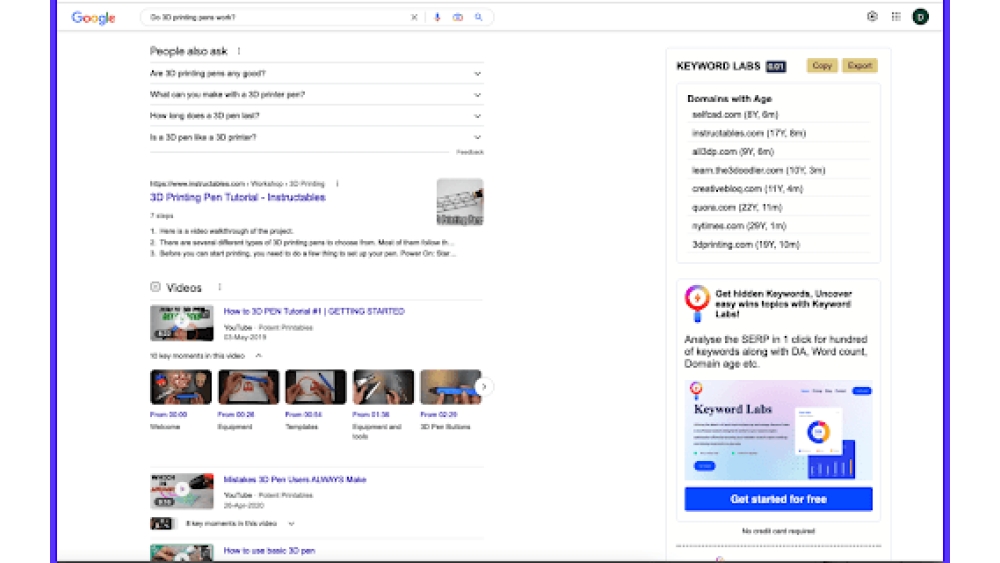 Semantic Pen - Chrome Extension