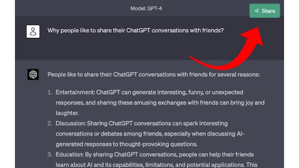 Share ChatGPT - Chrome Extension