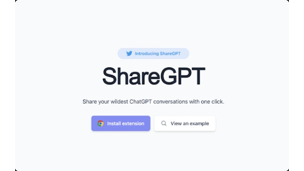 ShareGPT - Chrome Extension