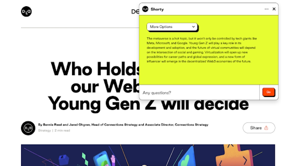 Shorty - Chrome Extension