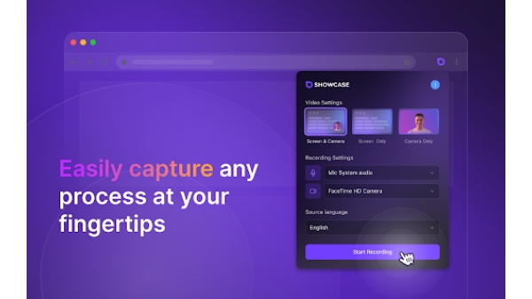 Showcase - Chrome Extension