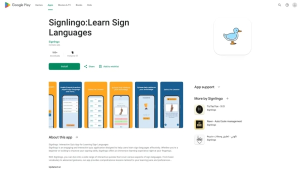 Signlingo: Learn Sign Languages
