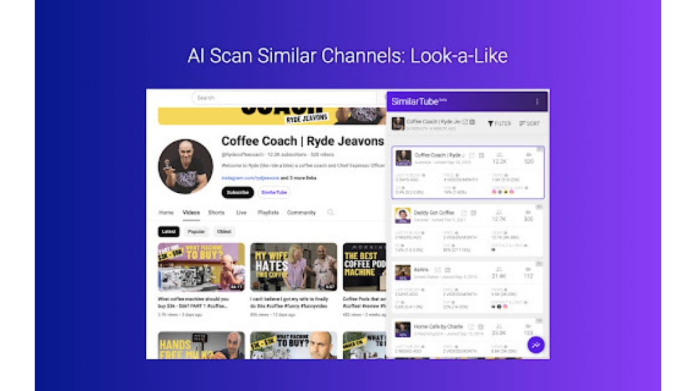 SimilarTube - Chrome Extension