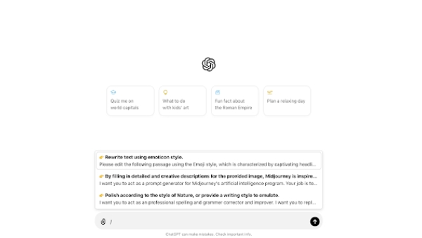 Simplest ChatGPT Prompt Assistant - Chrome Extension