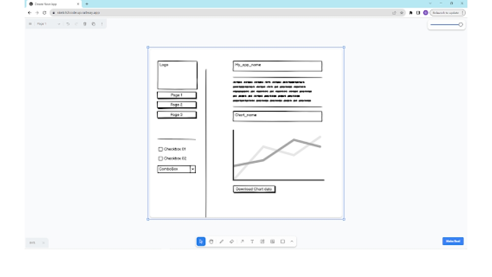 Sketch2Code - Chrome Extension