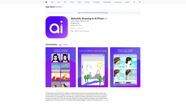 SketchAI: Drawing to AI Photo