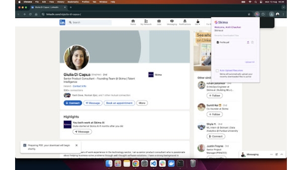 SKIMA - Chrome Extension