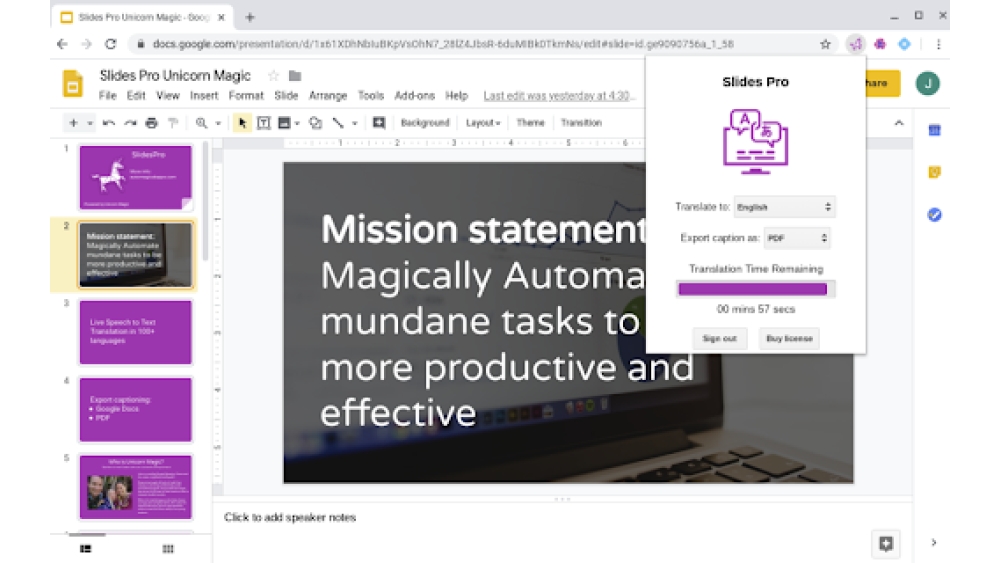 SlidesPro - Chrome Extension