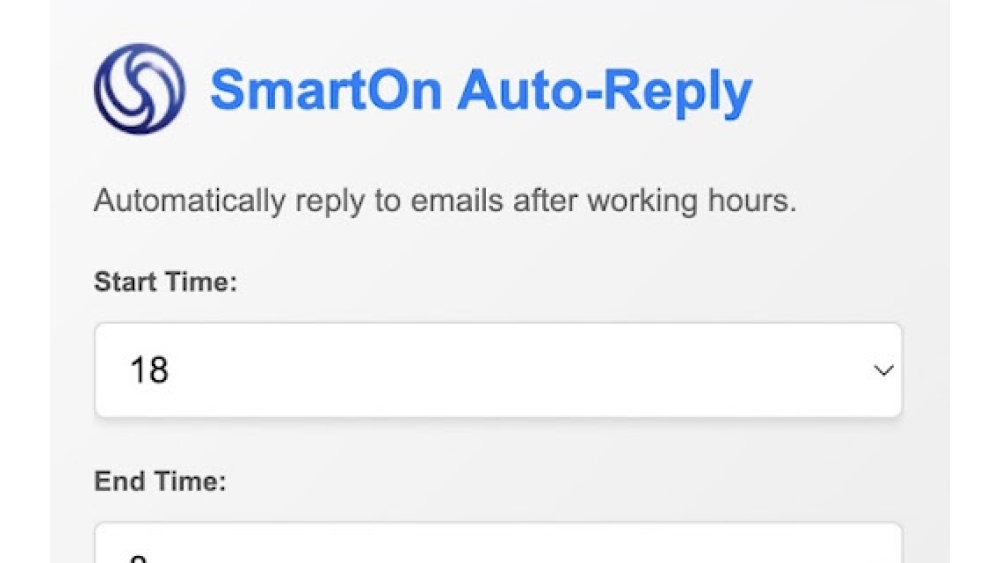 SmartOn Auto-Reply - Chrome Extension
