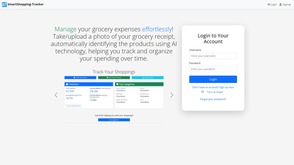 SmartShopping-Tracker