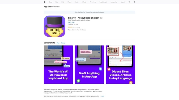 Smarty - AI chatbot & keyboard