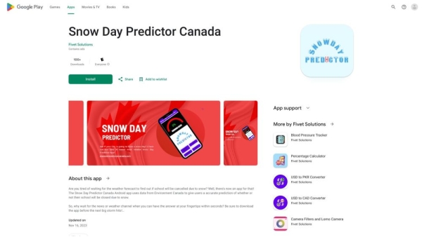 Snow Day Predictor Canada