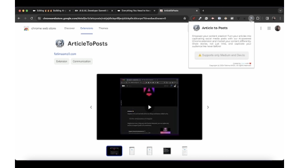 Social Media Post Generator - Chrome Extension