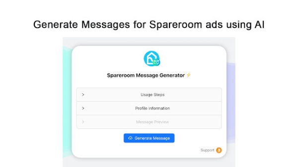 Spareroom AI Contact Generator - Chrome Extension