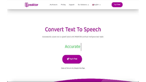 Speaktor - Chrome Extension