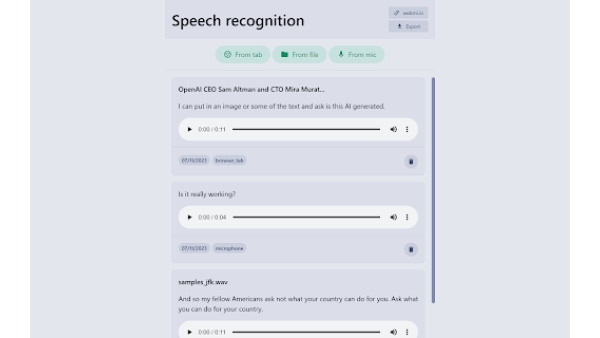 Speech Recognition Chrome Extension - Chrome Extension