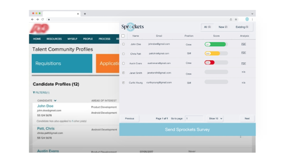 Sprockets - Chrome Extension