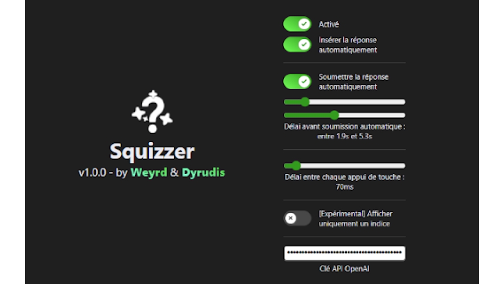 Squizzer - Chrome Extension