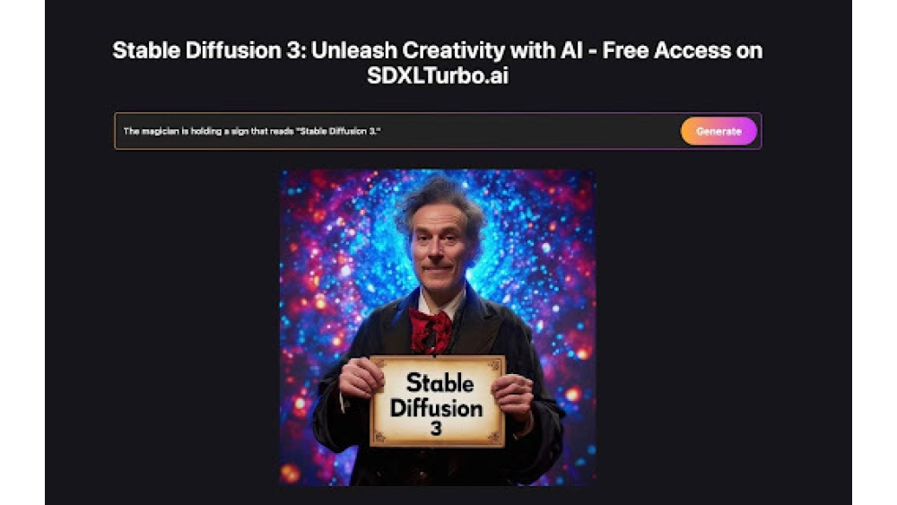 Stable Diffusion 3 - Chrome Extension