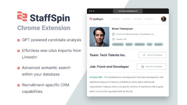 Staffspin - Chrome Extension
