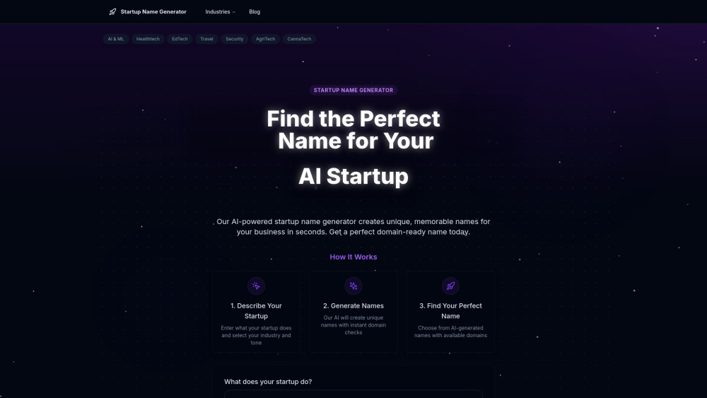 Startup Name Generator