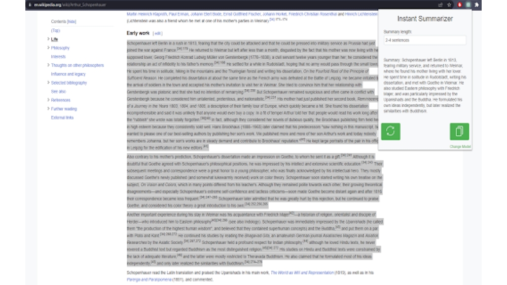 SummarAI - Chrome Extension