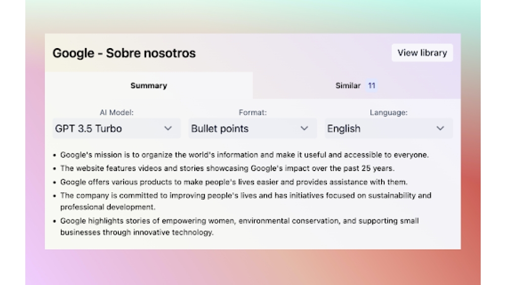 Summarize Anything - Chrome Extension