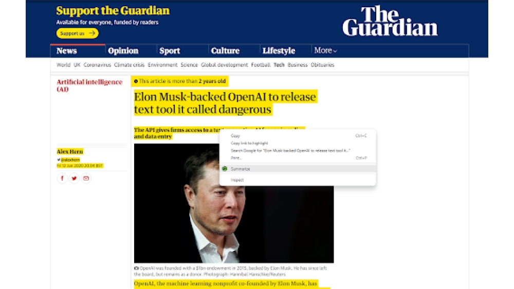 Summarize Chrome Extension - Chrome Extension