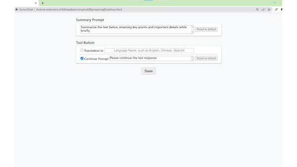 SummChat - Chrome Extension