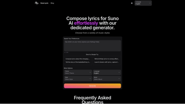 Suno AI Prompt Generator