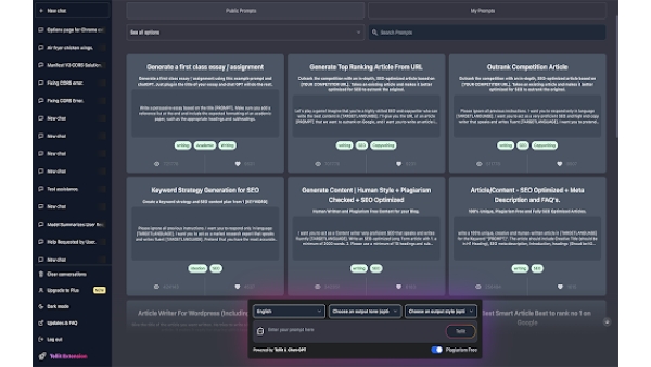 Supercharge ChatGPT - Chrome Extension