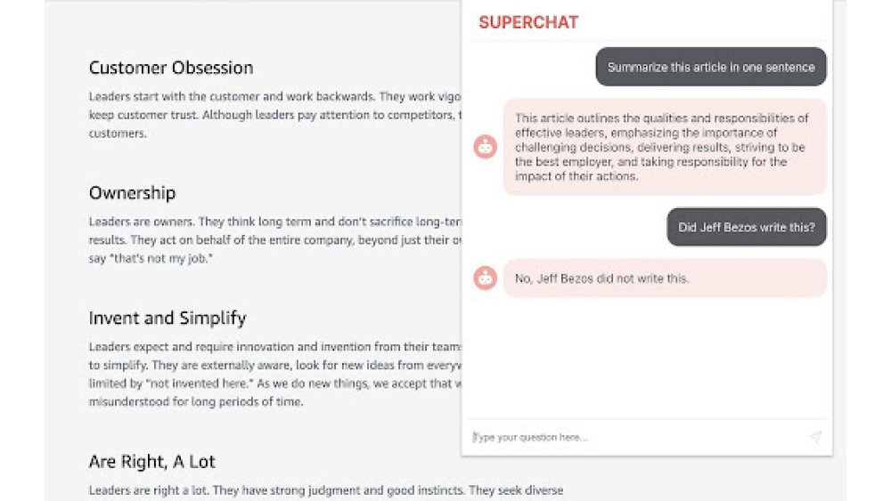 Superchat - Chrome Extension