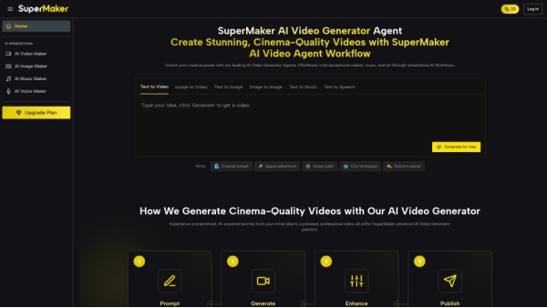 SuperMaker AI Video Generator