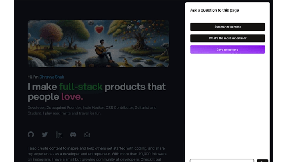 Supermemory - Chrome Extension