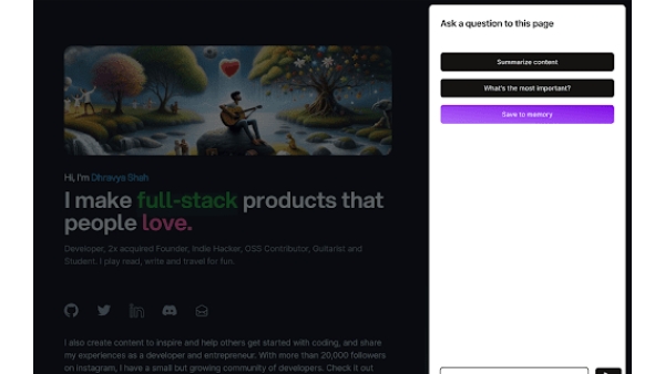 Supermemory - Chrome Extension