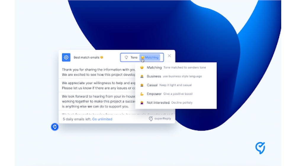 superReply - Chrome Extension