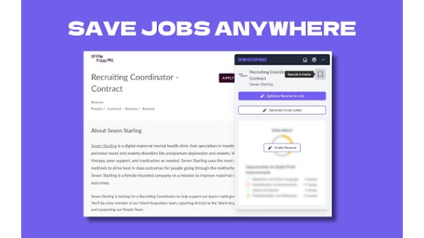 Swooped - Chrome Extension