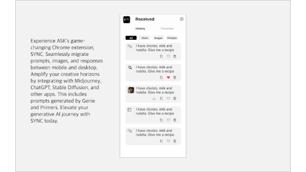 SYNC by ASK - Chrome Extension