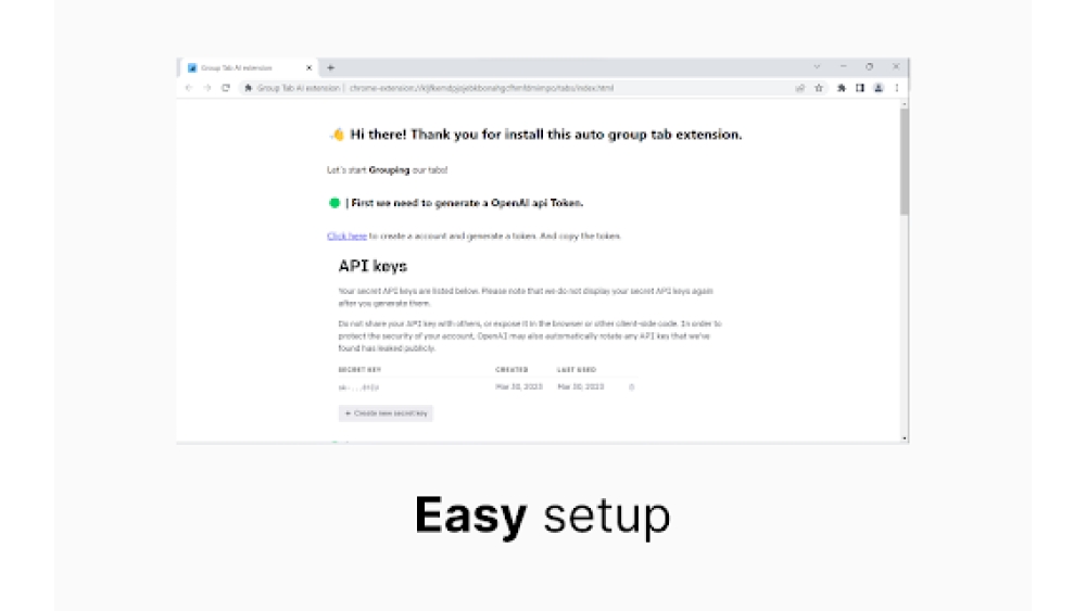 Tab Group AI - Chrome Extension