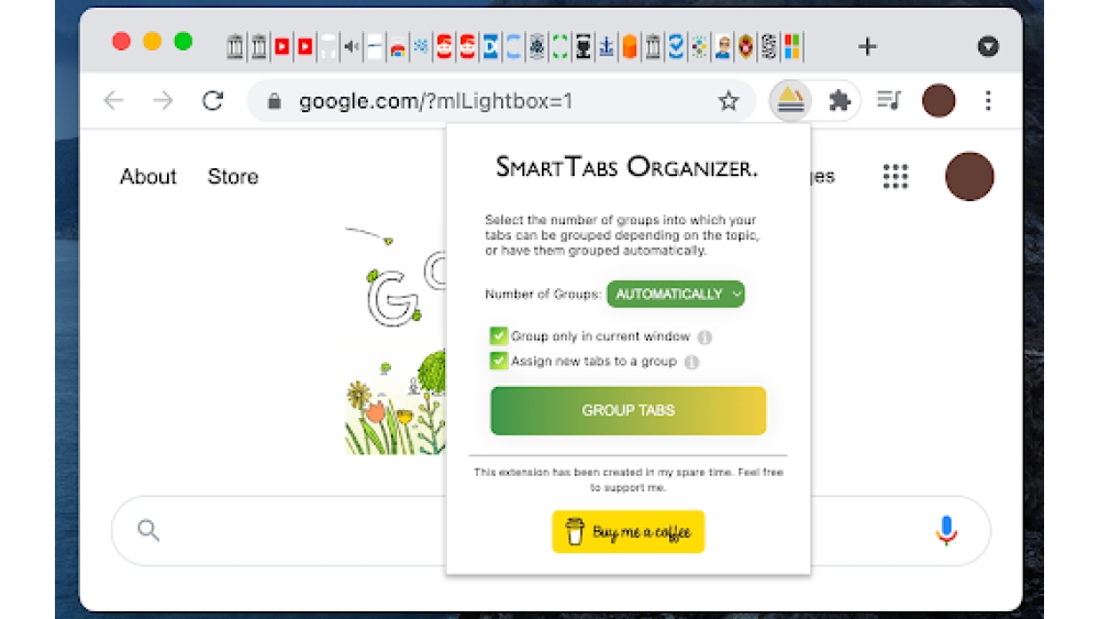 Tab Grouping Extension - Chrome Extension