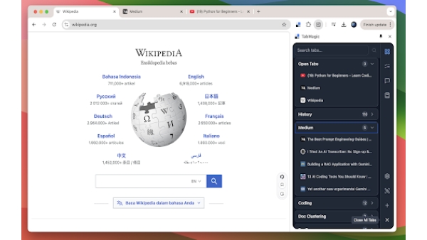TabMagic - Chrome Extension